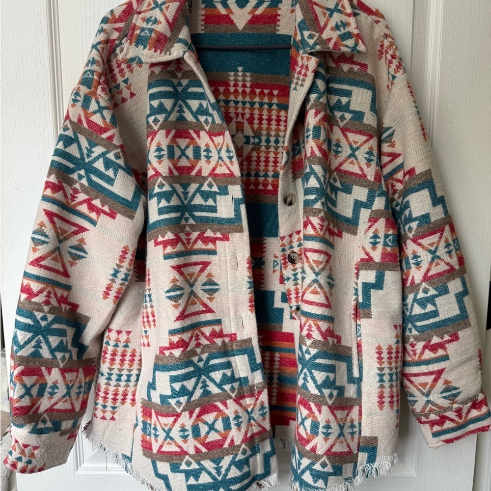 Patterned Women's Jacket in Multicolor - image 1